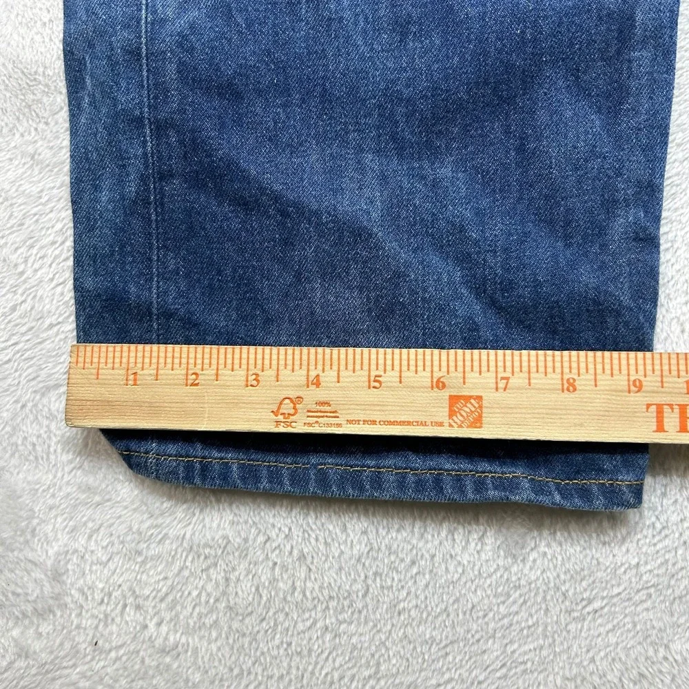 Levi's 501 Jeans Men's Blue‎ Denim Relaxed Straight Button Fly 41X31.5 - Flaws